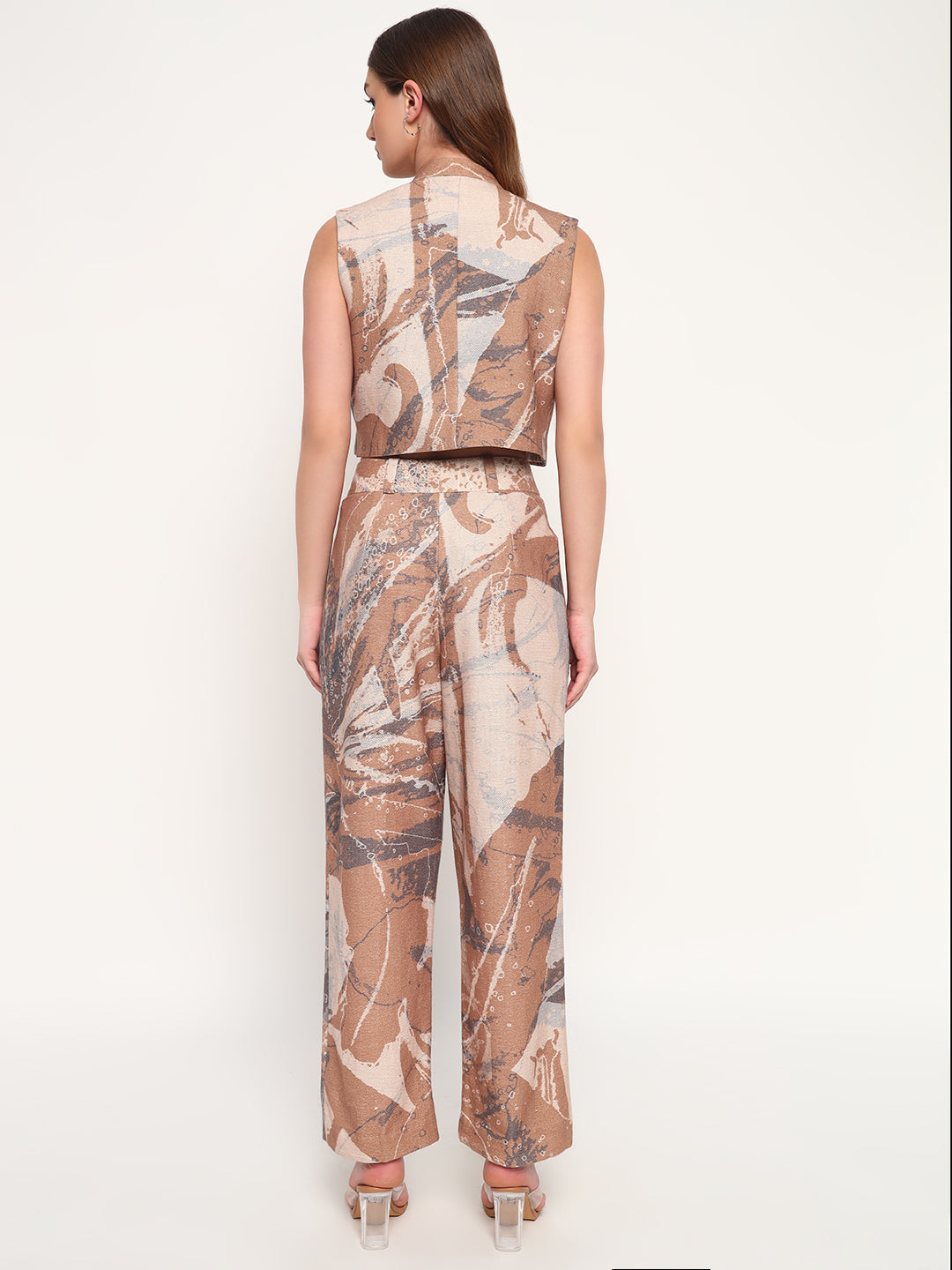 Printed cotton suit